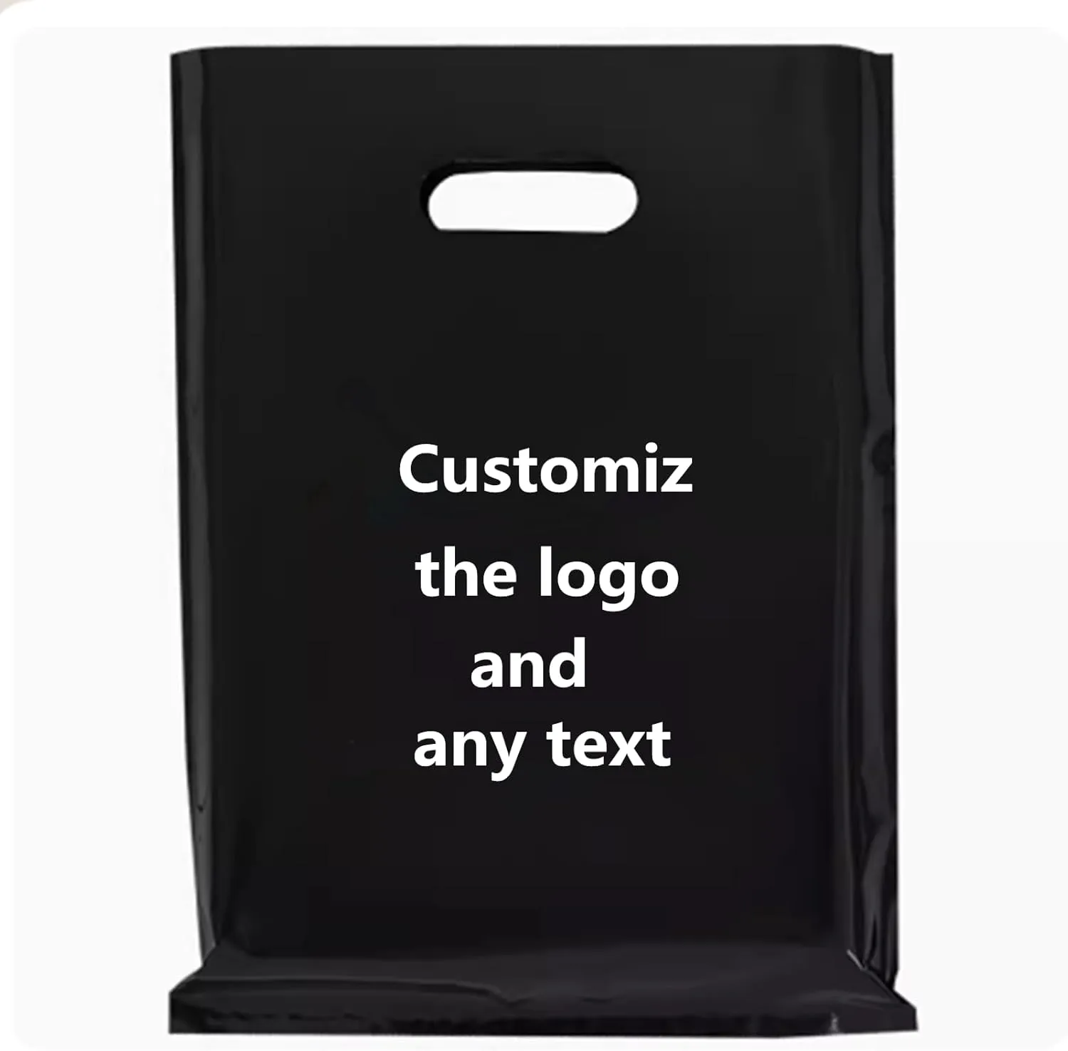 100 Affordable custom plastic bags with logo for clothing stores, boutiques, retailers, trade shows and small businesses, party events, etc. (17.7x21.7in)