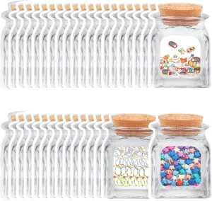 100 pcs Reusable Jar Bags,Small Mason Jar Zipper Sealed Food Storage Bag,4.3"X 6.2" Airtight Seal Ziplock Bags for Kids Cookies Nut Candy Snack Travel Camping Picnic