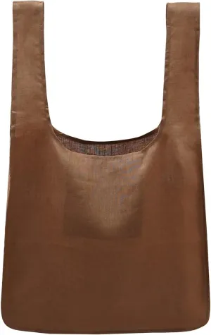 100% Pure Linen Reusable Grocery Bags Shoulder Shopping Bags with Handles, Foldable Grocery Tote Bags