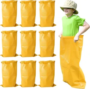 10PCS Outdoor Games Potato Sack Race Bags, 23.6"x39.3" Large Bags Outdoor Lawn Games for Adults and Kids,Outside Yard Games Bean Bag Games