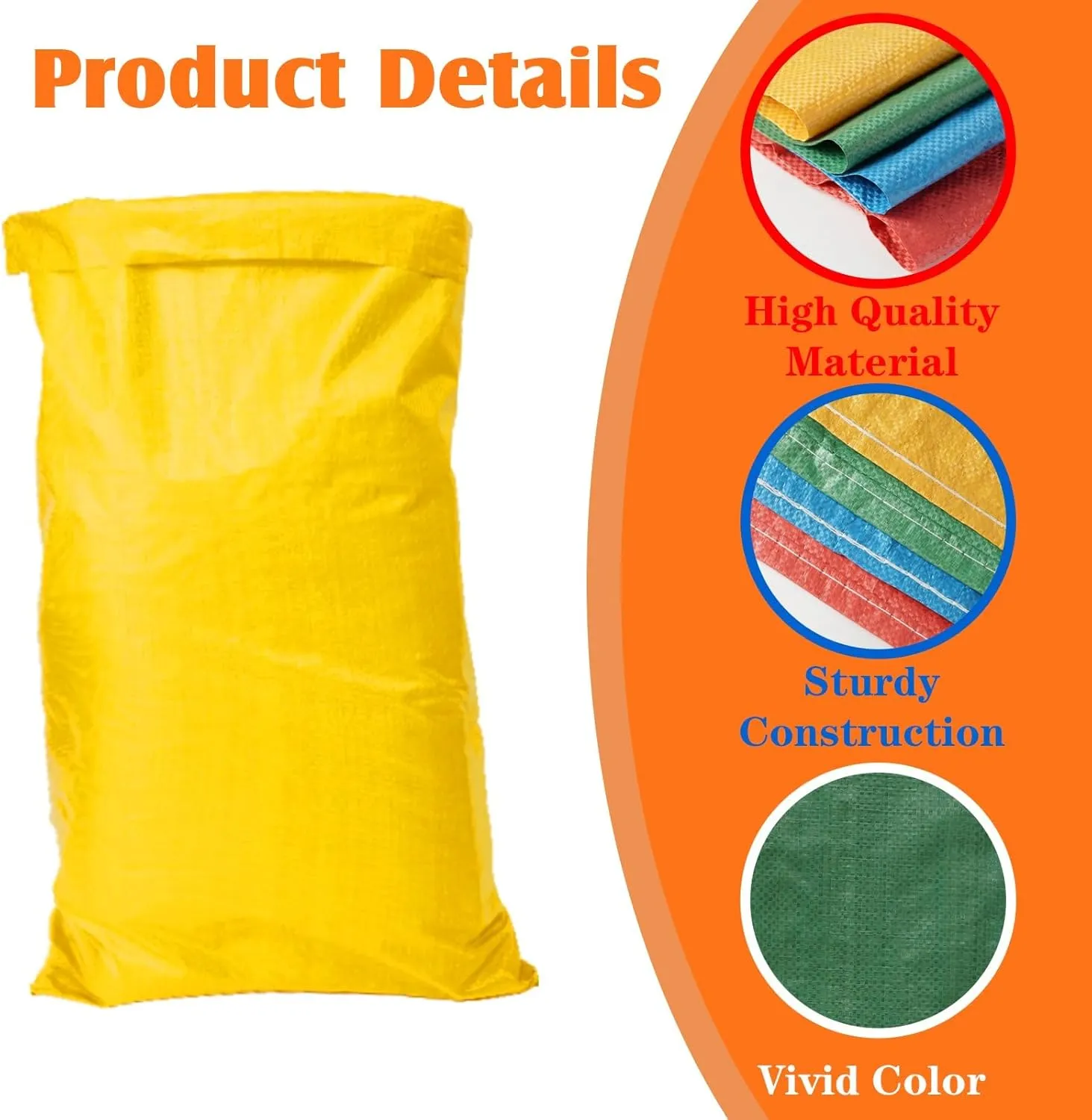 15Pcs Potato Sack Race Bags Large Size Game Race Bag for Carnival Easter Christmas School Outside Lawn Sports Games, Birthday Parties, Outdoor Family Gatherings, Barbecues
