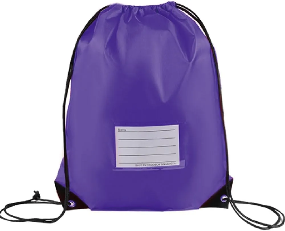 16 Pack Drawstring Bags,Bulk Draw String Backpack, DIY Gym Sports Cinch Bag Sackpack for Women Men, Purple