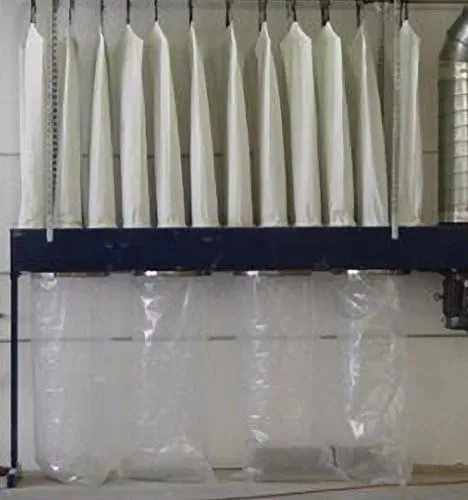 38" x 72" x 6 mil Clear Eco-Manufactured Plastic Dust Collector Bags (Roll of 45)