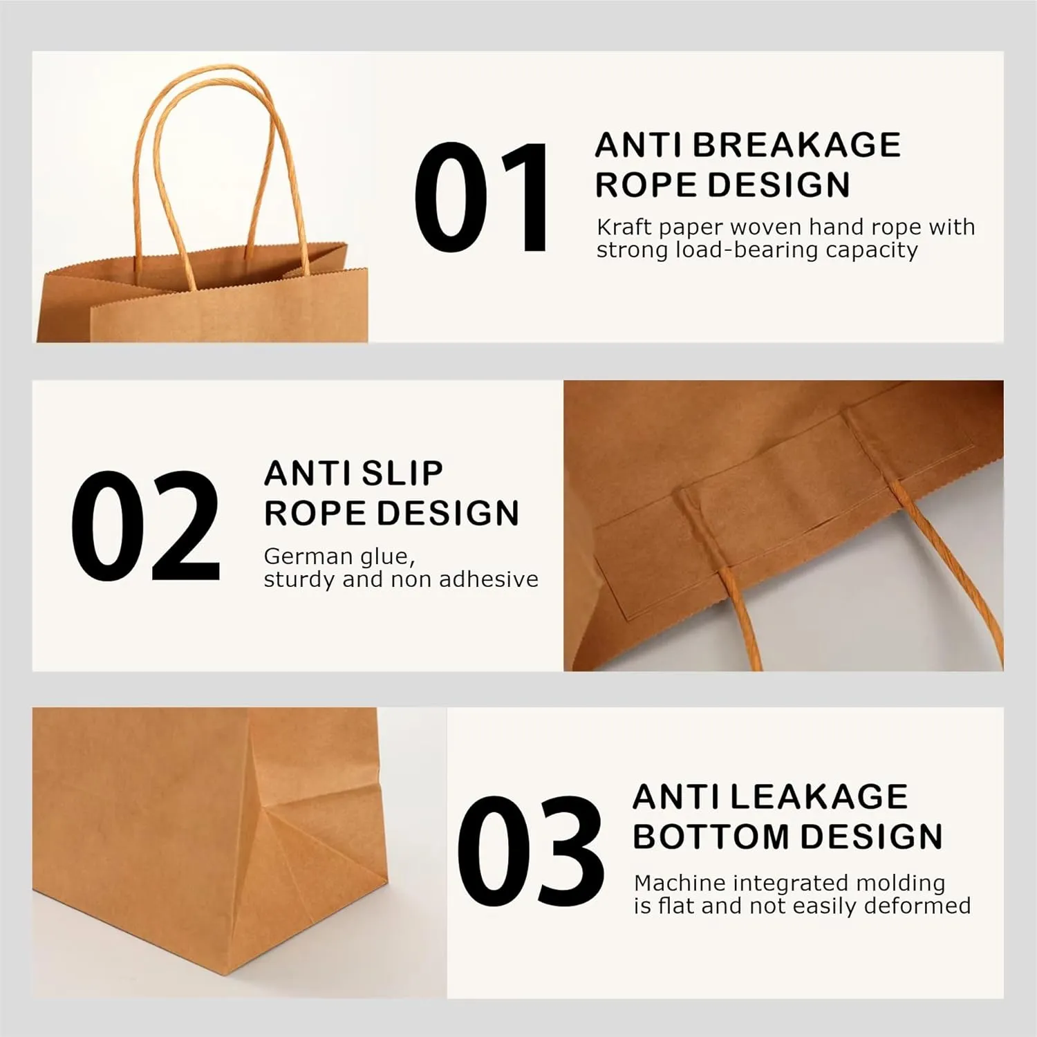 50 Pack Customizable Paper Bags with Logo,Personalized Gift Bags with Handles - Small Goodie Bags for Parties and Events,Printed Shopping Bags for Small Business