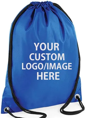 50 PCS Custom Drawstring Backpack Bulk,Custom Any Text/Logo Camping, Beach, Outdoor Sports Gym Bag