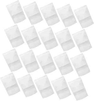 50pcs Paper Stand Up Bags with Window Resealable Food and Snack Packaging for Dried Foods Nuts and Treats Versatile Seal Bags