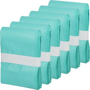 6 Count Cat Litter Pail Liner Refills - Bags Compatible with Litter Champ Pail, Green, Lightly Scented