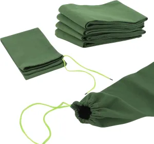 6 Pcs Flood Water Barrier Sand Bags, Reusable Home Flood Barrier Green Flood Protection Sandbag Tube, Flood Rain Wind Barrier Sand Bag Tube for Balconies Garage Floors Flood Control, 6 FT
