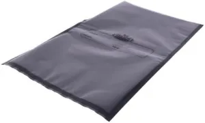 744386 Black/Clear Precut Bags, 11" x 18"