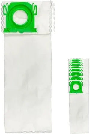 8 PACK-5093AM Vacuum Filter Bags for Sebo 370 X, G & C Series Upright Vacuum Cleaner Dust Bags,for Sebo X1 X2 X3 X4 X5 Extra Pet XP2 XP3