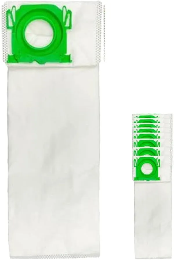 8 PACK-5093AM Vacuum Filter Bags for Sebo 370 X, G & C Series Upright Vacuum Cleaner Dust Bags,for Sebo X1 X2 X3 X4 X5 Extra Pet XP2 XP3
