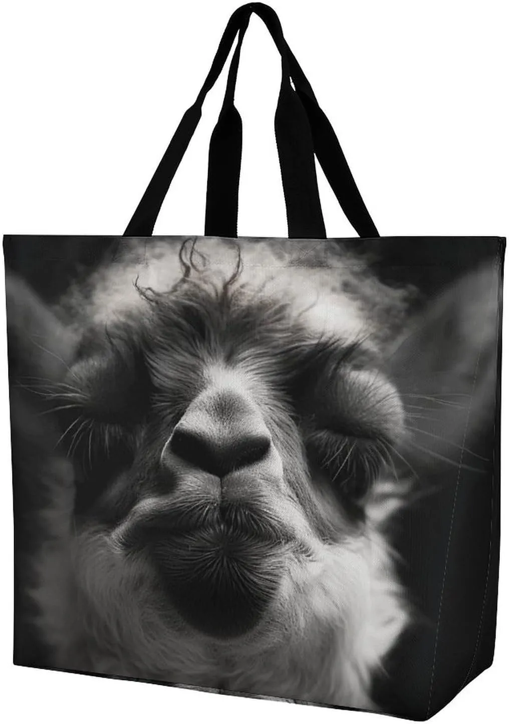 A Little Camel Tote Bag for Women Reusable Eco-friendly Shopping Bags Large Capacity Shoulder Bag