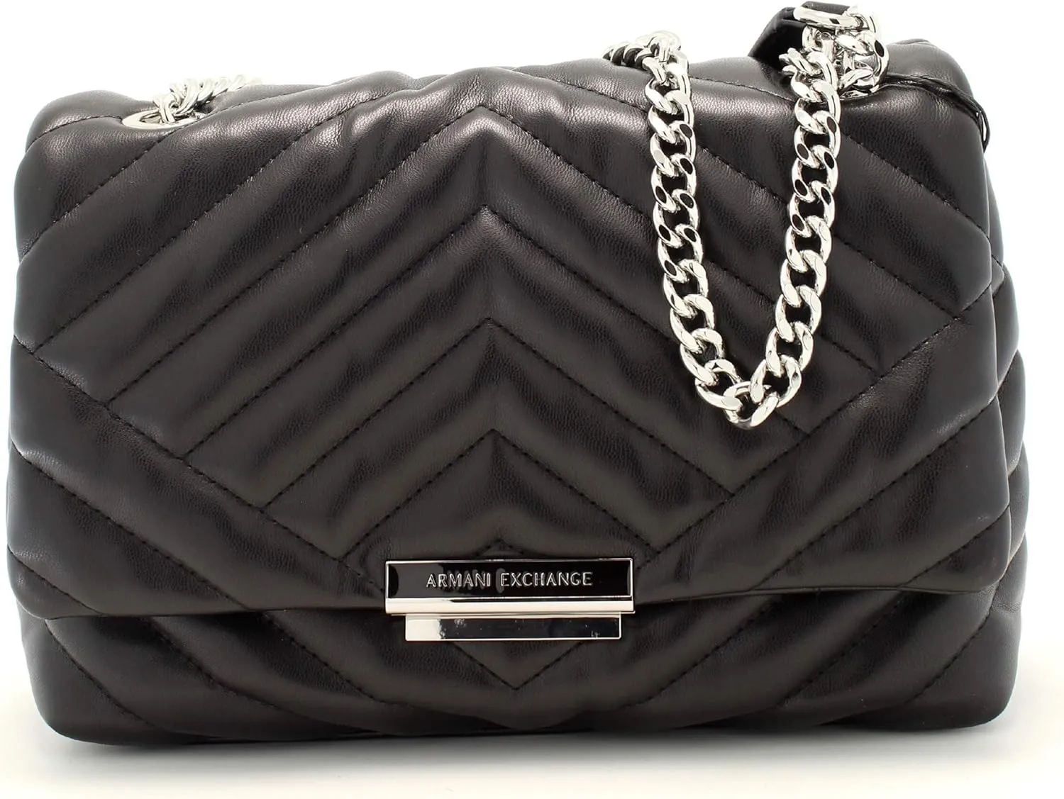 A | X ARMANI EXCHANGE Victoria Medium Crossbody, Black