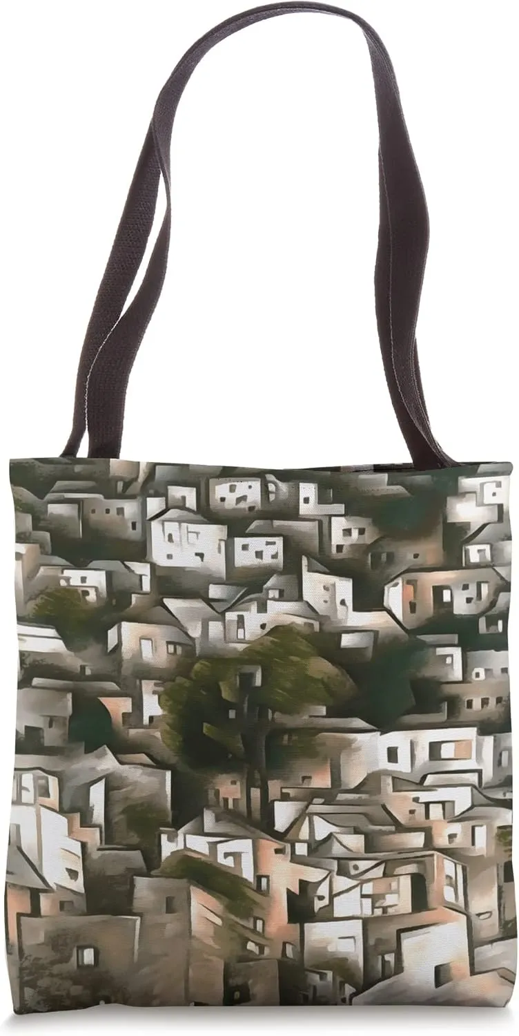 Abandoned Village Of Kayakoy Fethiye Landscape Art Tote Bag