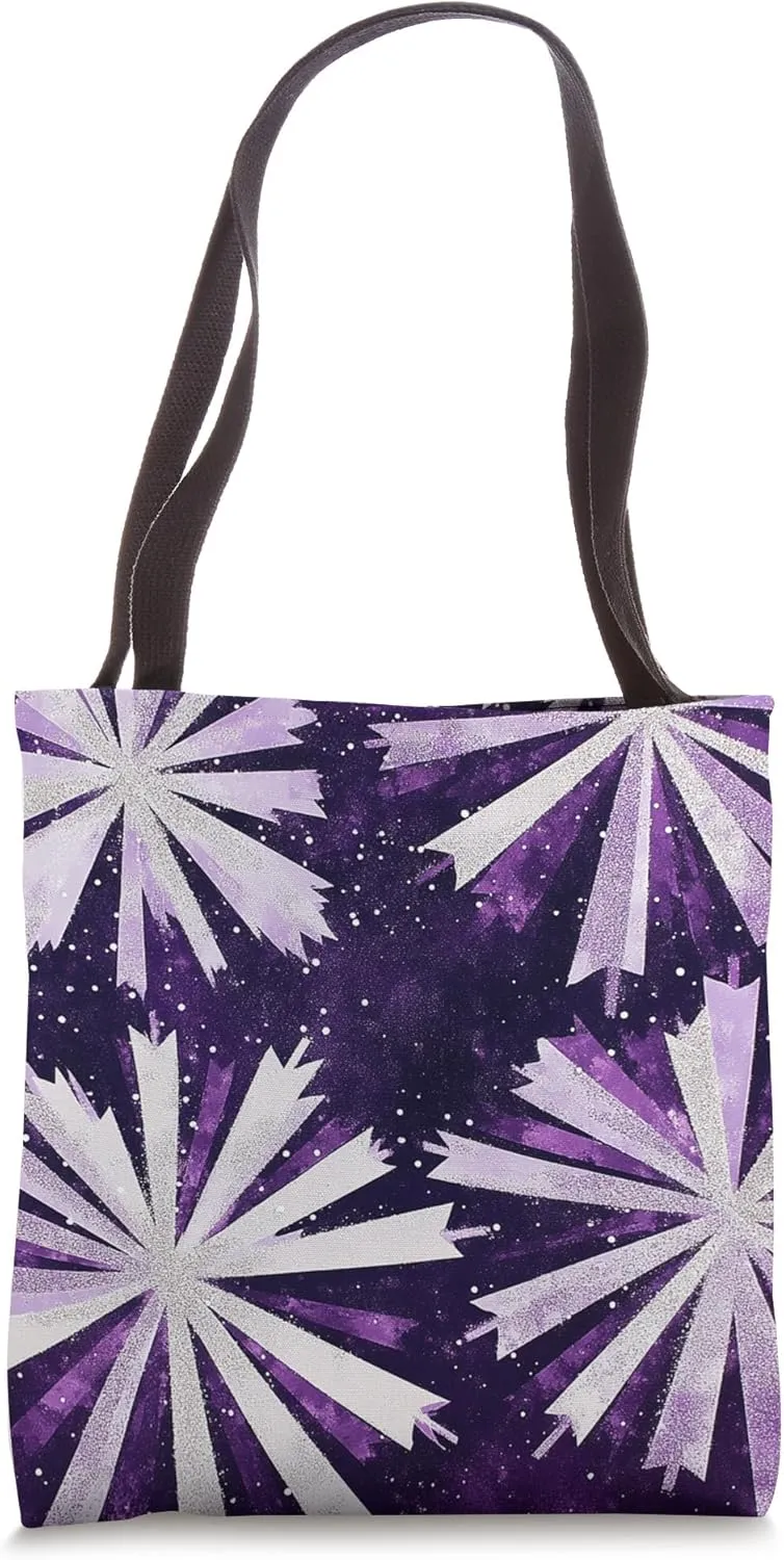 Abstract Fireworks Art for Celestial Themes Lovers Tote Bag