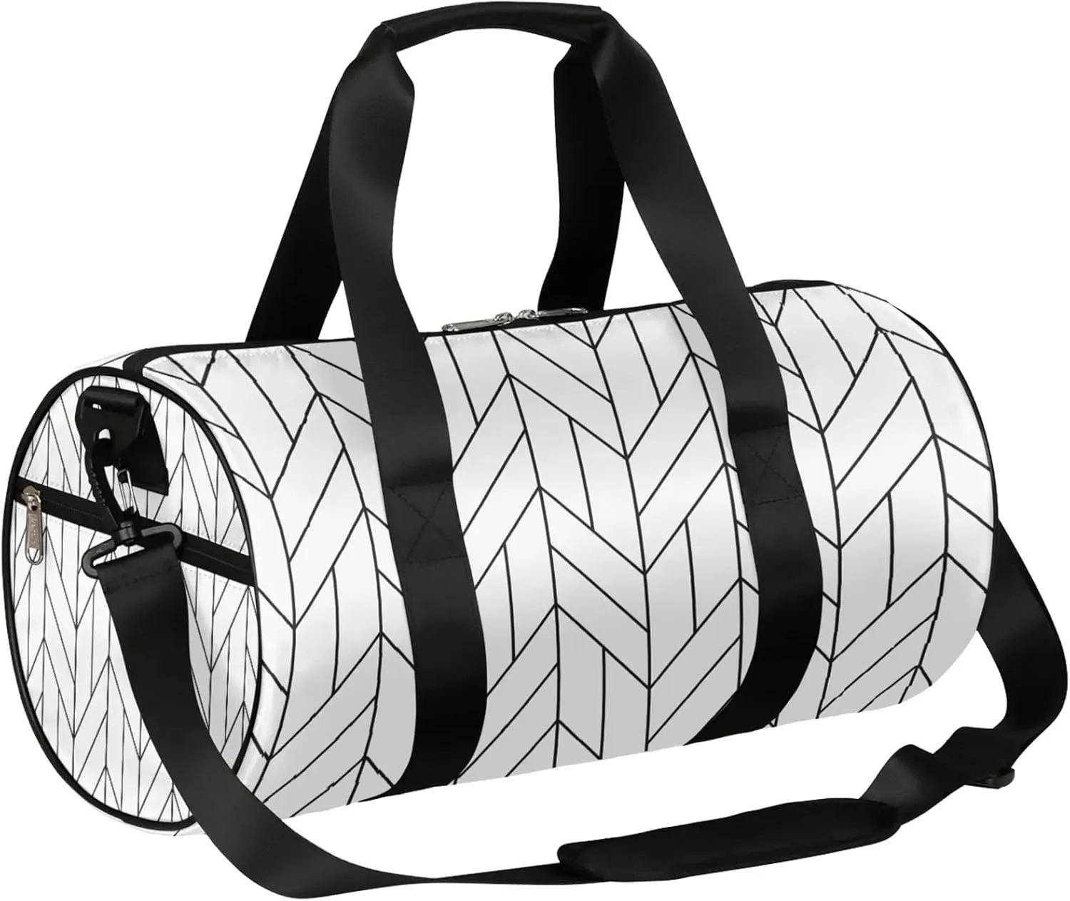 Abstract Geometric Sports Gym Bag for Men Women Lightweight Travel Duffle Bag with Shoulder Strap Waterproof Carry On Weekender Overnight Bag for Travel Sports Gym