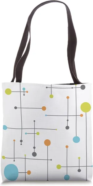 Abstract Mid Century Modern Pattern Tote Bag