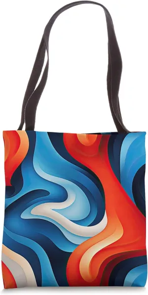 Abstract Optical Trickery Art Illusionary Distortions Tote Bag