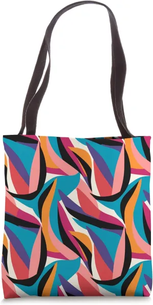 Aesthetic Boho Abstract Art - Modern Geometric Abstraction Tote Bag