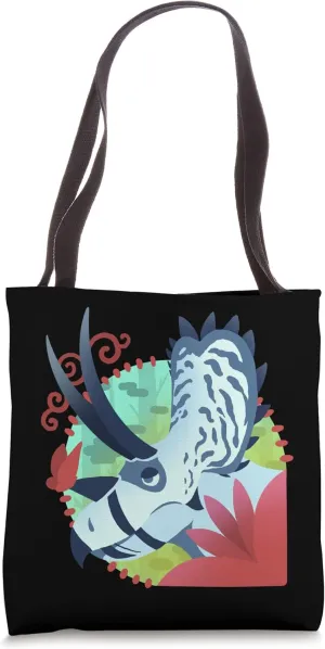Agujaceratops Dinosaur Paleontology Science Triceratops Kids Tote Bag