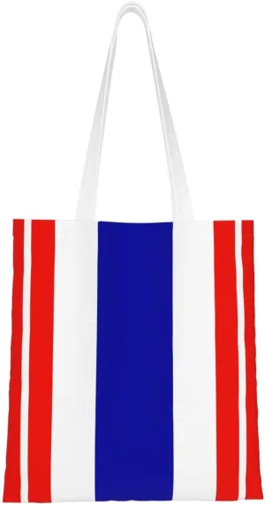 Air Force Meritorious Unit Ribbon Tote Bag for Women Canvas Shopping Bags Reusable Beach Bag Grocery Bags Tote Shoulder Bag Gift Bags