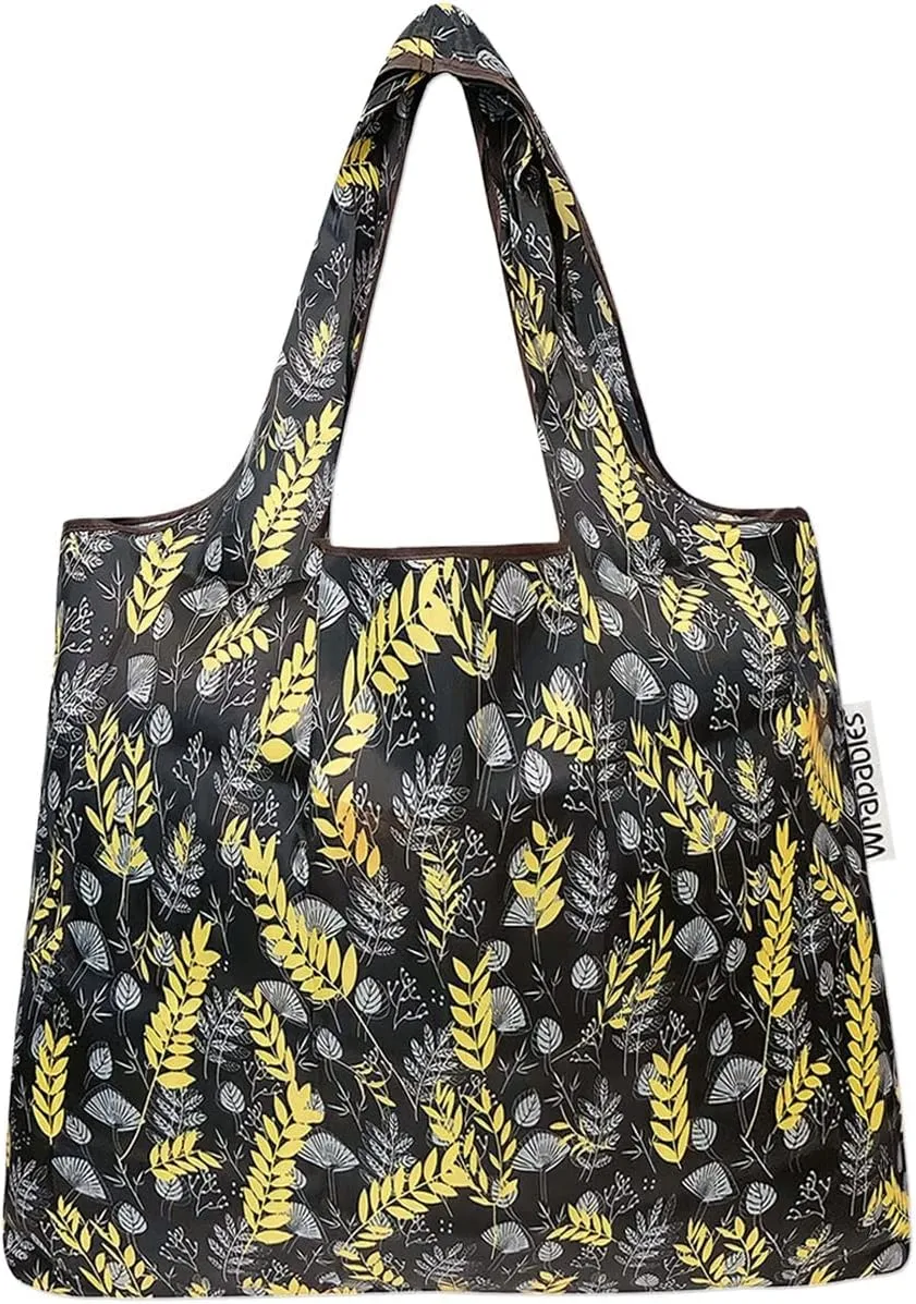 allydrew Foldable Tote Nylon Reusable Grocery Bag (Set of 2)
