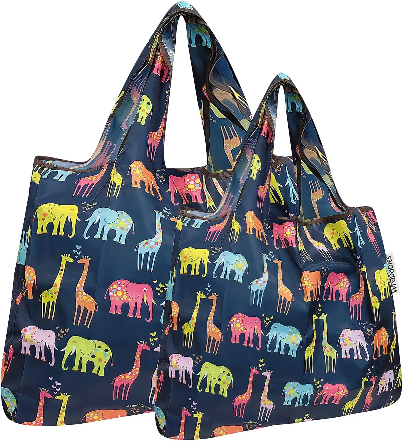 allydrew Large Foldable Tote Nylon Reusable Grocery Bag