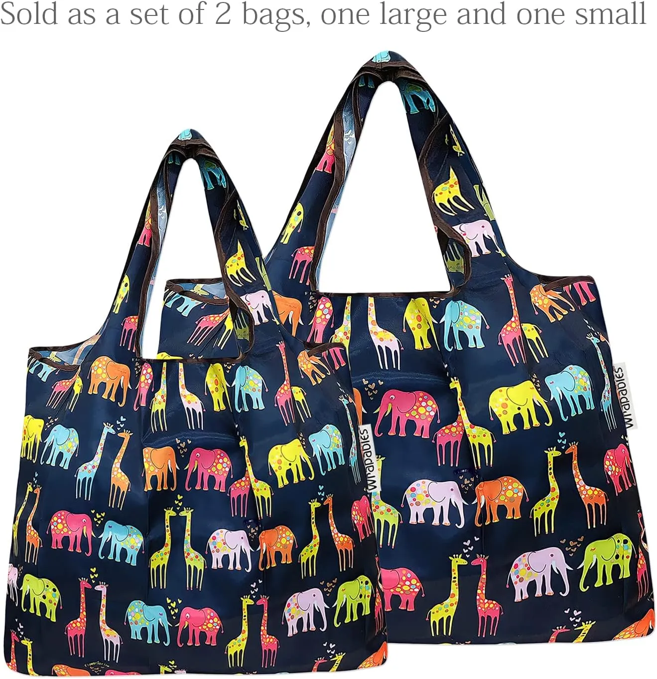 allydrew Large Foldable Tote Nylon Reusable Grocery Bag
