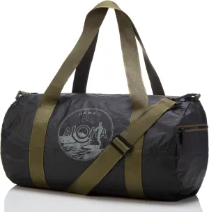 ALOHA Collection Duffle Bag, Lightweight, Packable, & Splash-Proof - Durable, Washable, & Reusable Duffle Bag for Travel, Beach, Gym & Weekend Trips, Easy to Clean & Sustainable Material (10" x 17.5")