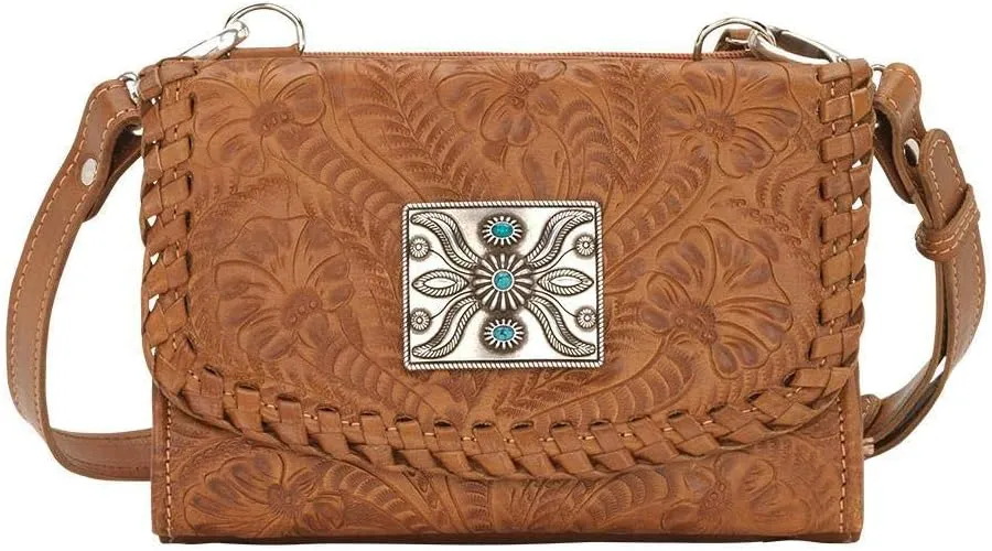 American West Small Crossbody Bag Tan