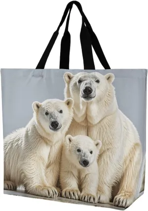 Angel Portrait Style Tote Bags, Reusable Grocery Bags, Large Shopping Bag, Shoulder Bag for Women