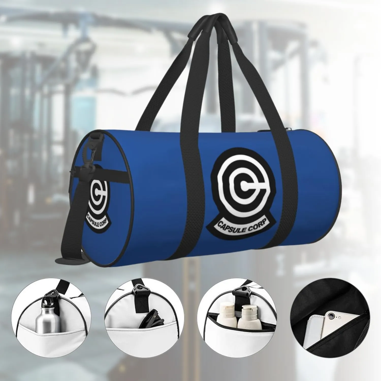 Anime Gym Bag for Women Men - Large Capacity Waterproof Workout Fitness Travel Sports Bags Fashion Street Camping Weekender Expandable Carry On Duffle Bag For Couple (B10)