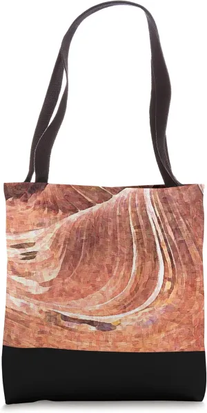 Antelope Wave Canyon Arizona Geometric Art Photograph Tote Bag