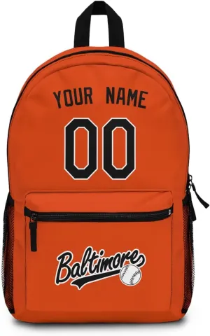 ANTKING Baltimore Backpack Travel Bags Custom Name Number for Men Women Youth Gift