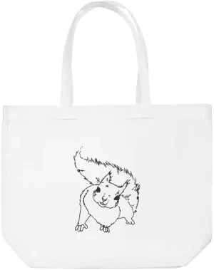 Azeeda 'Curious Squirrel' Tote Shopping Bag For Life (BG00004654)