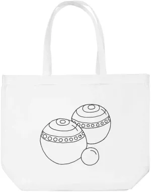 Azeeda 'Lawn Bowls' Tote Shopping Bag For Life (BG00012632)