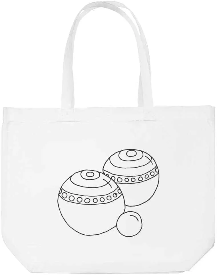 Azeeda 'Lawn Bowls' Tote Shopping Bag For Life (BG00012632)