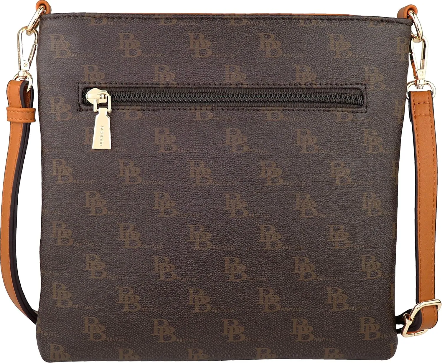 B BRENTANO Vegan Medium Crossbody Handbag Purse