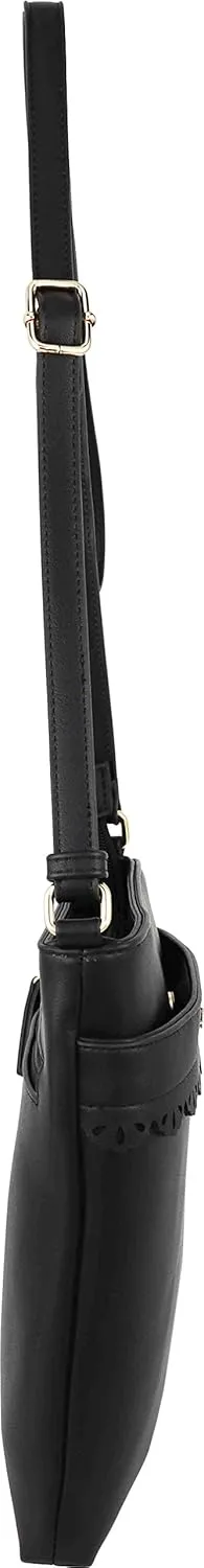 B BRENTANO Vegan Medium Crossbody Handbag Purse