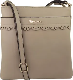 B BRENTANO Vegan Medium Crossbody Handbag Purse