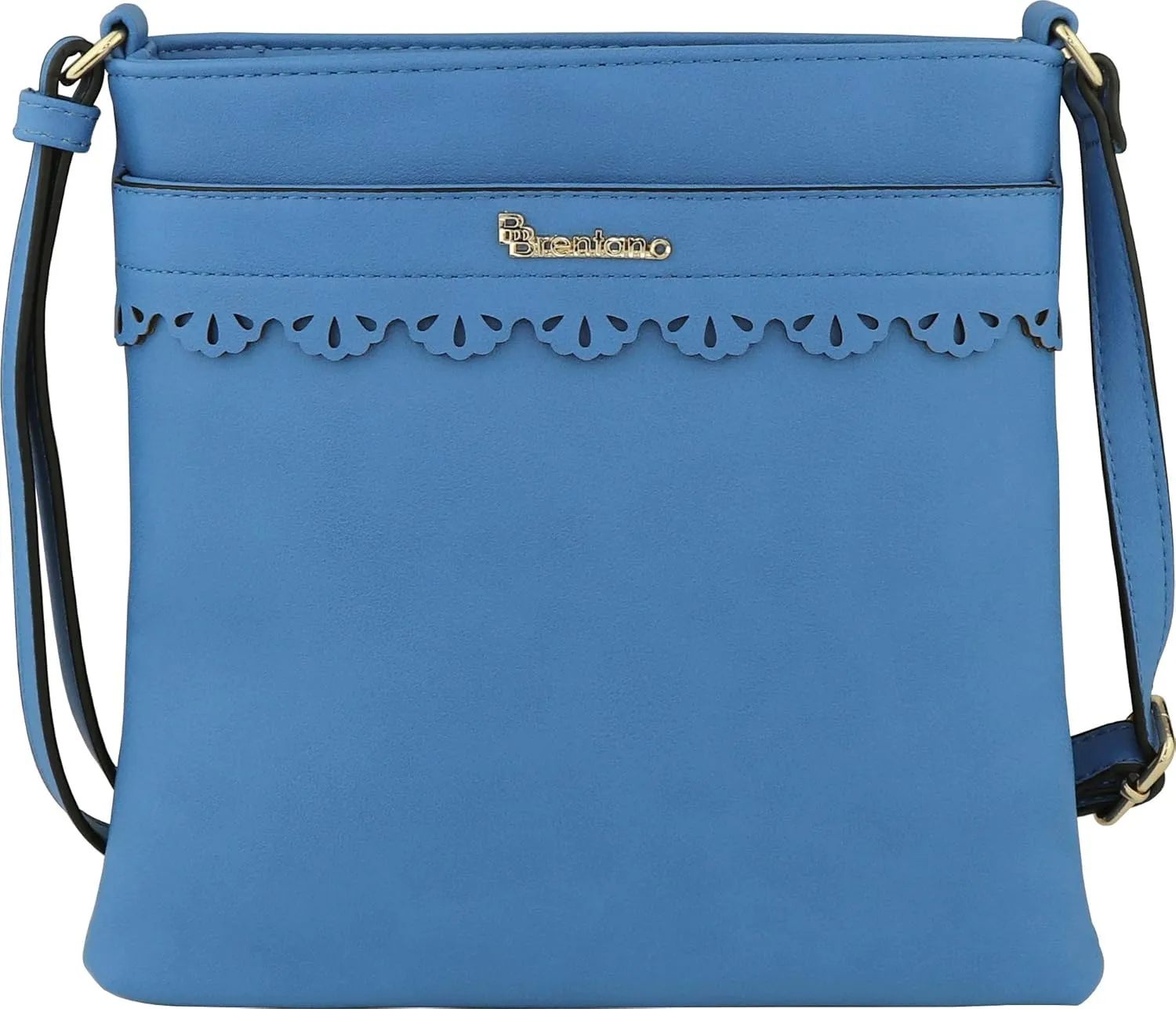 B BRENTANO Vegan Medium Crossbody Handbag Purse