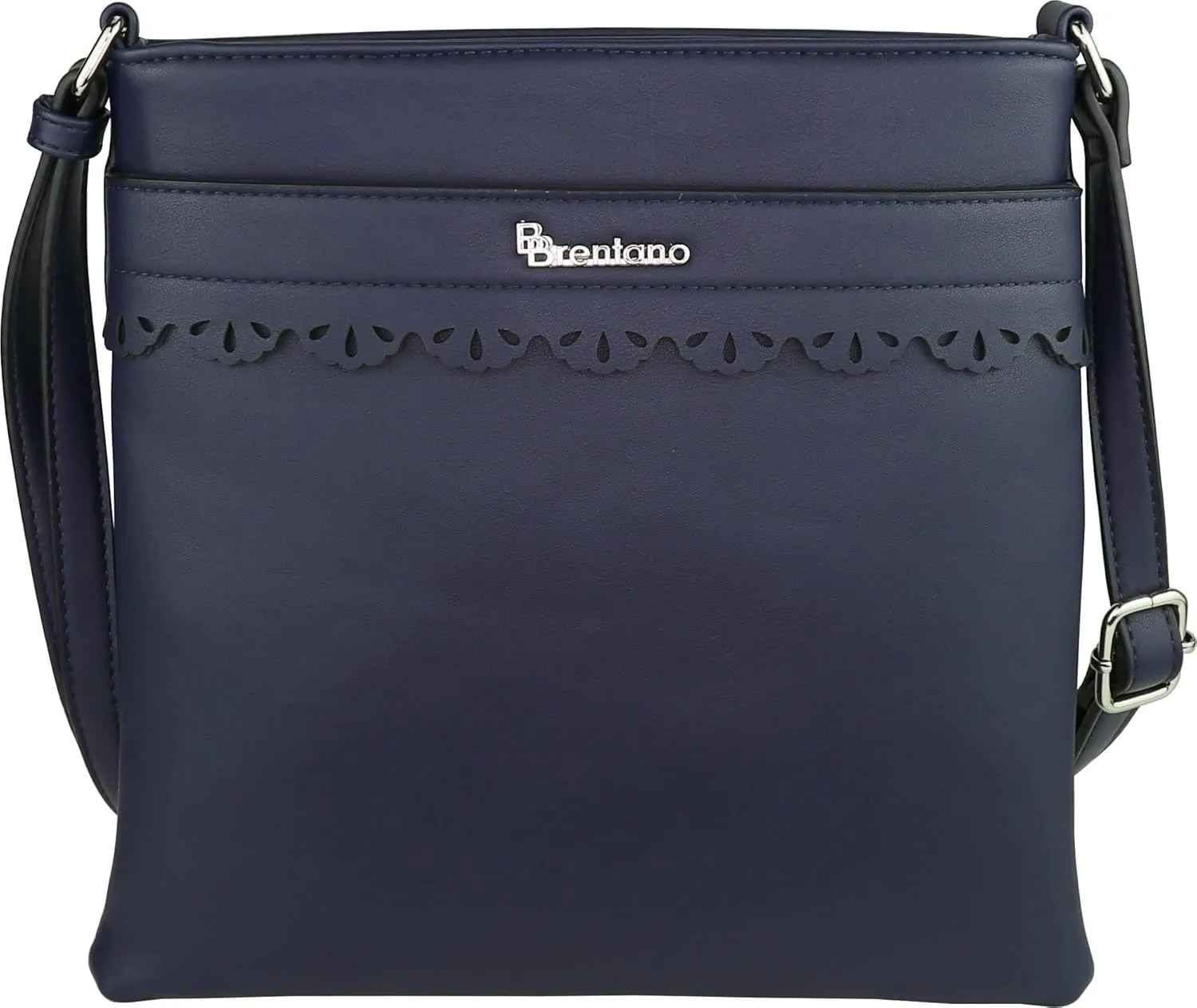 B BRENTANO Vegan Medium Crossbody Handbag Purse