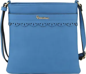 B BRENTANO Vegan Medium Crossbody Handbag Purse