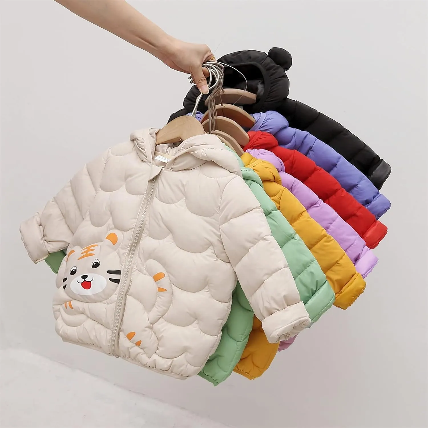 Baby Boys Girls Lightweight Hooded Puffer Jacket Toddler Water 𝐑esistant Packable Down Coat Toddler Girl Trench Coat