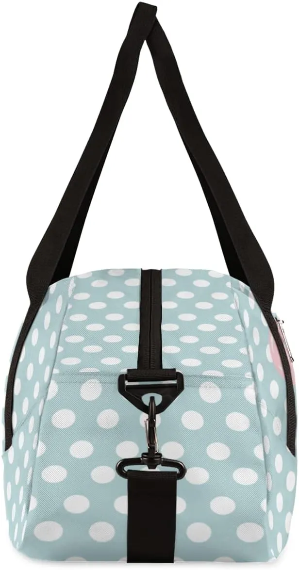 Baby Elephant Kids Duffel Bag for Girls Boys Teens, Blemishes Dance Bag Overnight Small Duffel Bag Carry On Weekend Sports Gym Travel Bag for School Practice Gymnastics Ballet