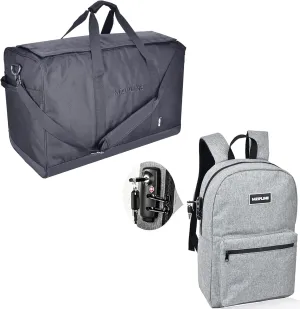 Backpack with Lock-Smell Proof-XL Duffle Bag -Odor Proof