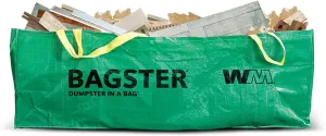 BAGSTER 3CUYD Dumpster in a Bag holds up to 3,300 lb, Green