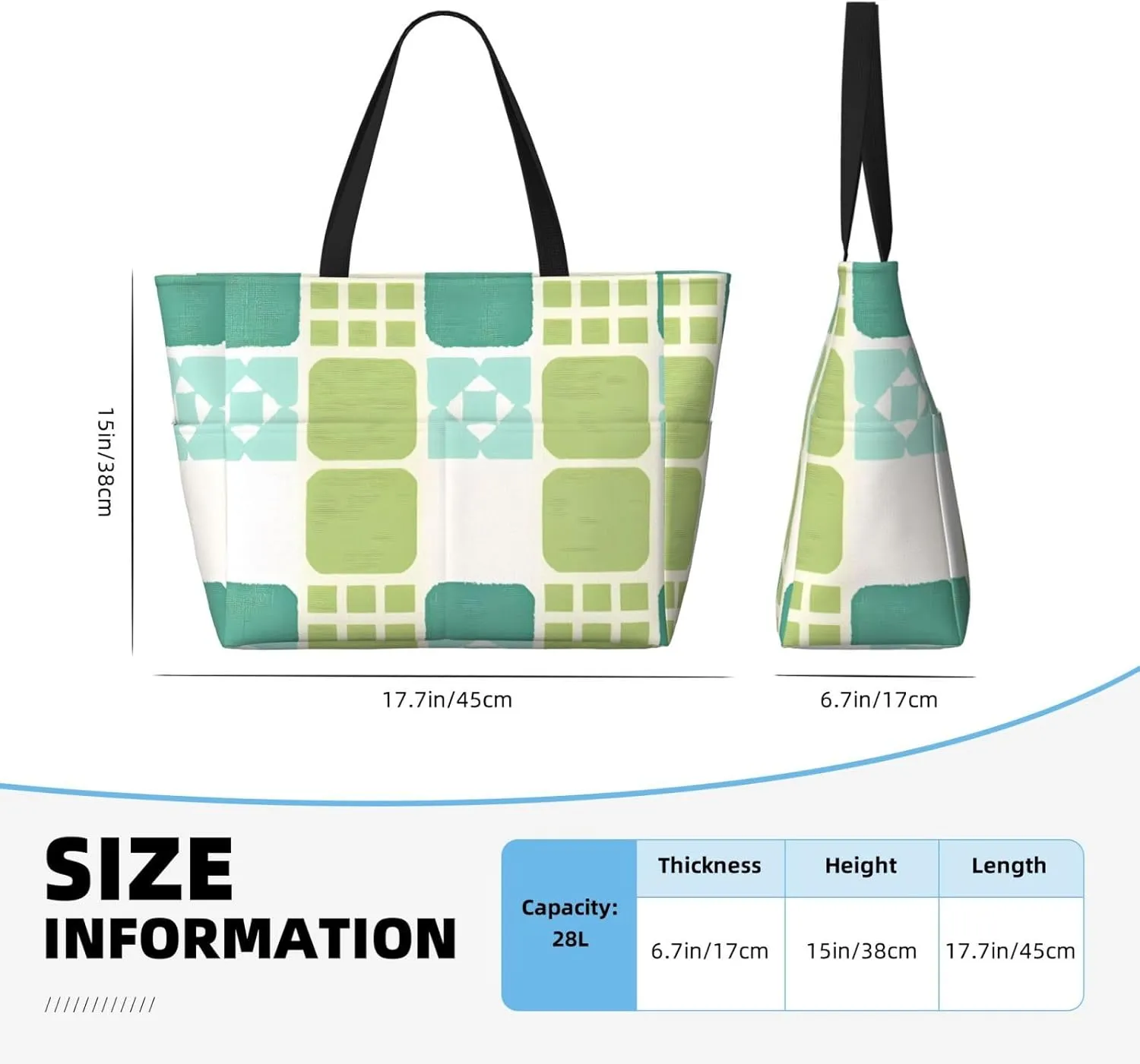 Beach Bags For Women, Beach Tote Bags With Zipper
