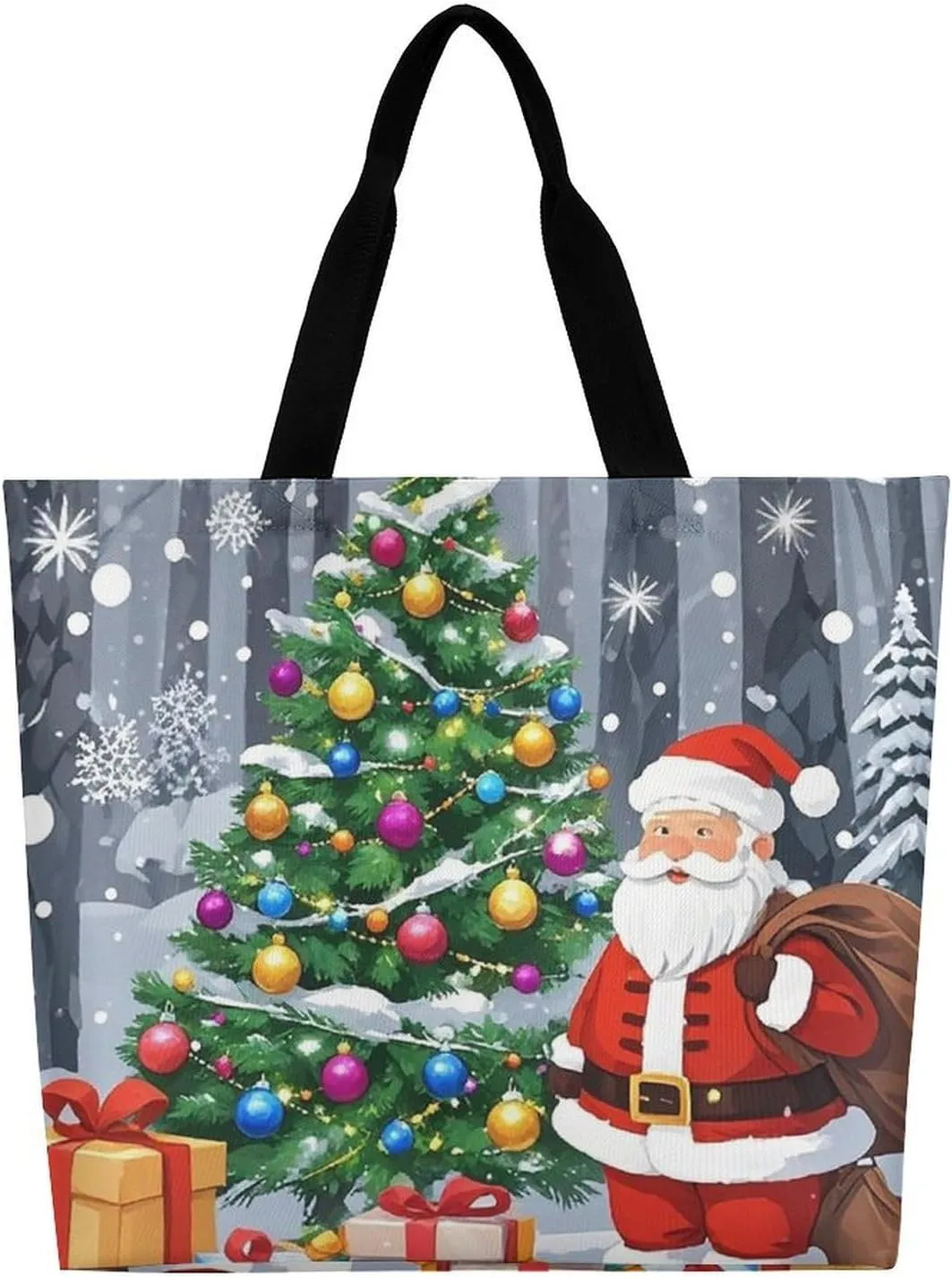 Beautiful Purple Butterfly Art Tote Bags, Reusable Grocery Bags, Large Shopping Bag, Shoulder Bag for Women