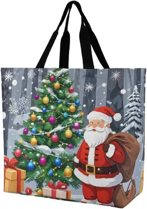 Beautiful Purple Butterfly Art Tote Bags, Reusable Grocery Bags, Large Shopping Bag, Shoulder Bag for Women